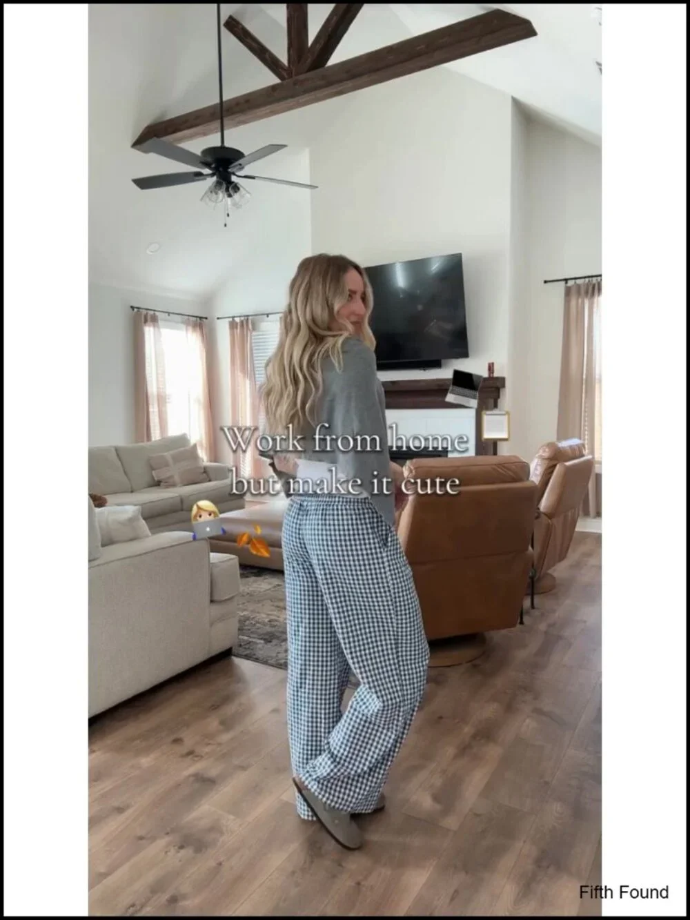 Striped Gingham Pajama Pants Wide Leg Lounge Boxer Bottoms with Pockets